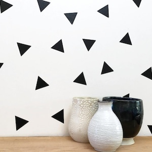 Triangle Wall Decal Set/ Triangle Stickers/ Wall Decal Triangle/ Modern Triangle Wall Decal/ Triangle Vinyl Decal/ Triangle/ FREE SHIPPING