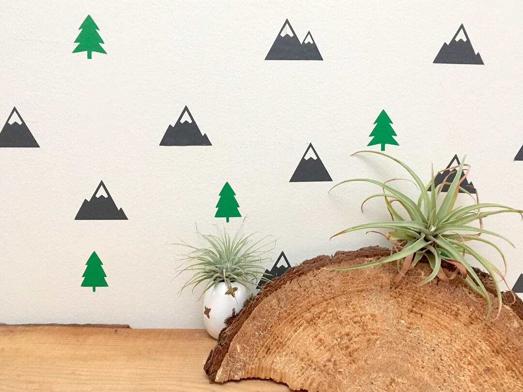 Mountain Wall Decals/ Wall Stickers/ Mountain Wall Stickers/ Mountains