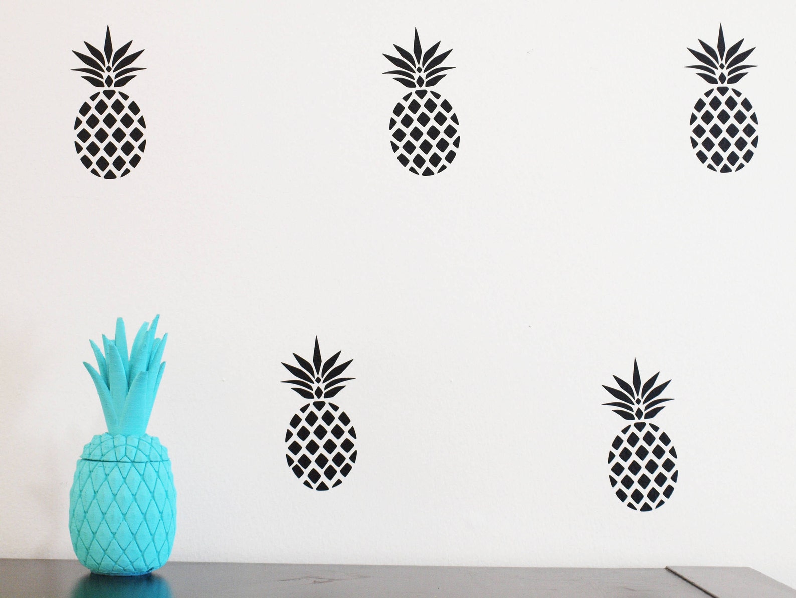 Pineapple Decals/ Wall Decal/ Boho Wall Decals/ Pineapple - Etsy
