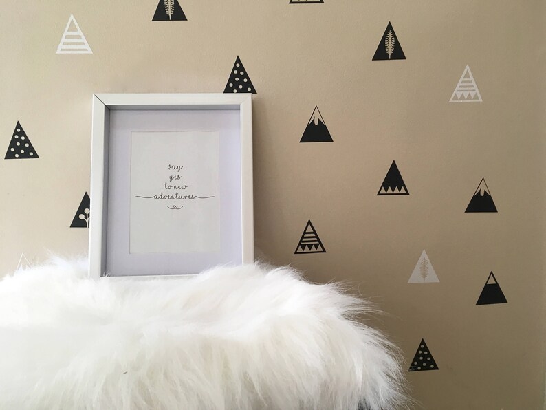 Mountain Wall Decals/ Wall Stickers/ Mountain Wall Stickers/ Etsy Canada