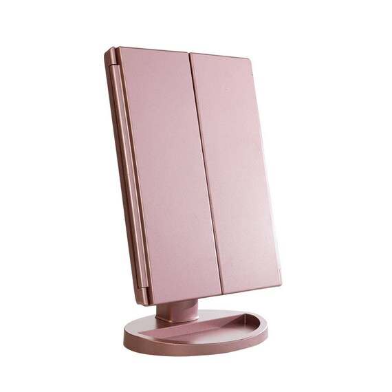 Touch 3 0 Trifold Dimmable Led Makeup Mirror