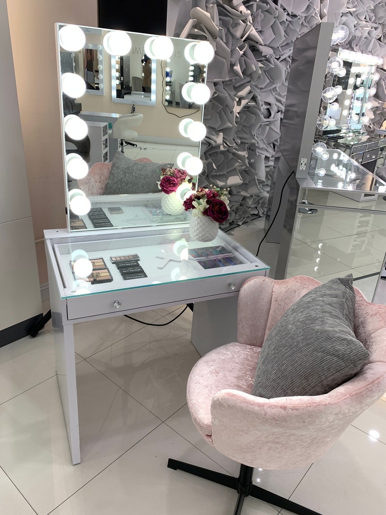 Impressions Vanity Table Slaystation Mini Makeup Vanity Table Etsy