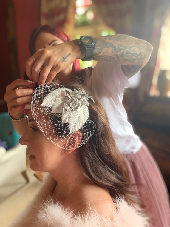 Birdcage Veil Wedding Veil Wedding Hair Accessories Etsy