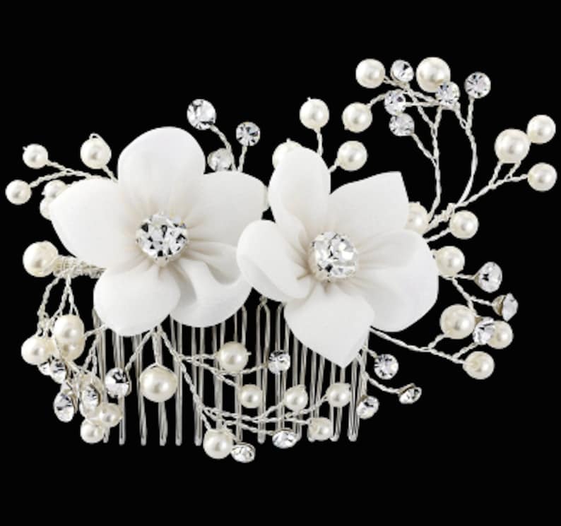 Wedding Hair Accessories Hair Comb Wedding Hair Comb Silver Etsy