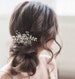 Crystal Wedding Hair Comb, Crystal Bridal Comb, leaf hair comb, Wedding hair accessories, 