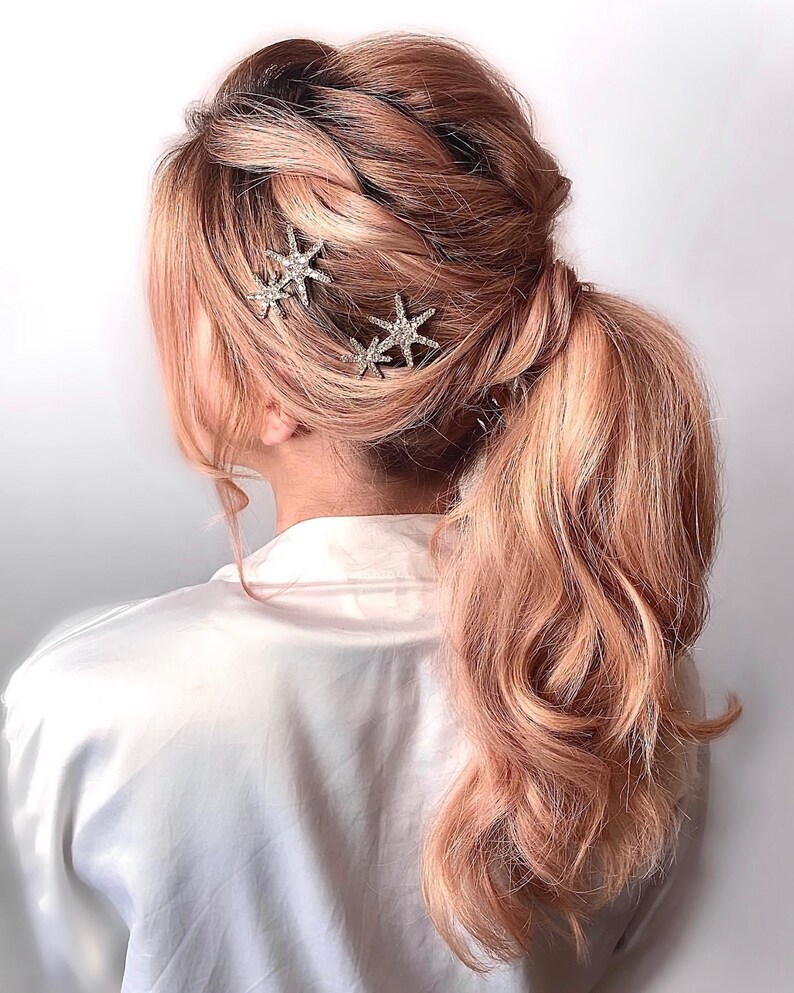 Celestial Hair pins Wedding hair accessories Star pins Etsy