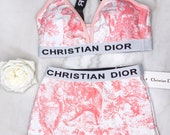 Dior Inspired Two Piece Set Bikini