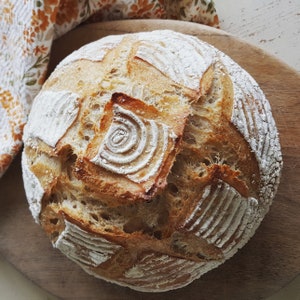 Sourdough kit Sourdough starter kit Sourdough bread. Gift for mum gift for a friend Christmas gift baker gift baking kit Sourdough recipe How to bake sourdough bread Sourdough for beginners