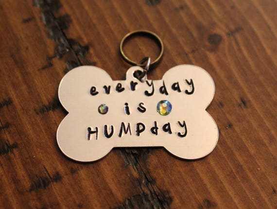 funny dog tags etsy