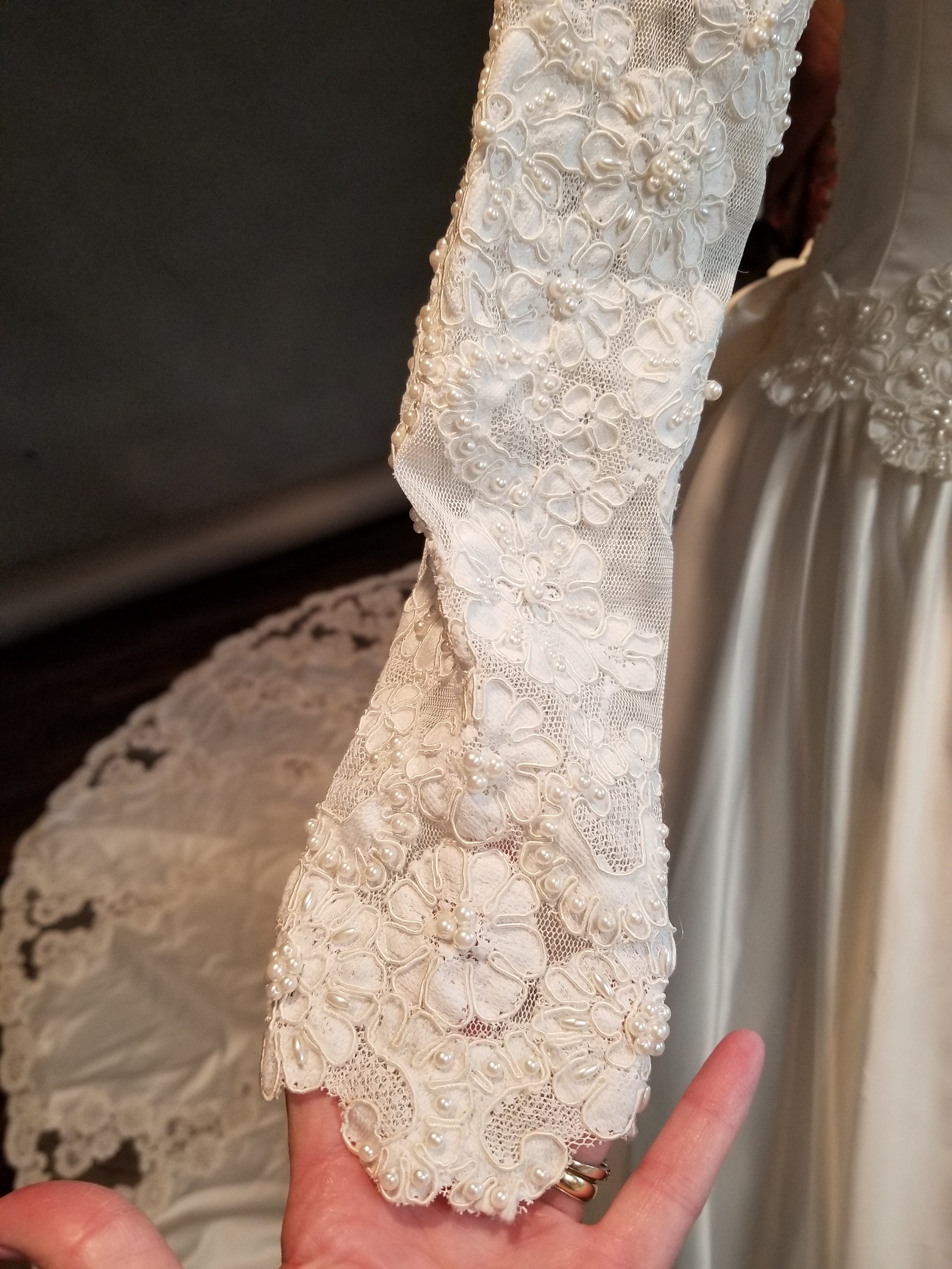 Genuine 1990&rsquo;s Vintage Wedding Dress Beautiful Not a - Etsy