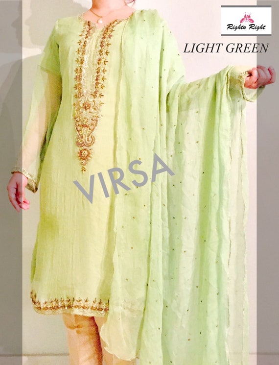 Wedding Guest Dress Eid Dress Pakistani Dress Indian Etsy