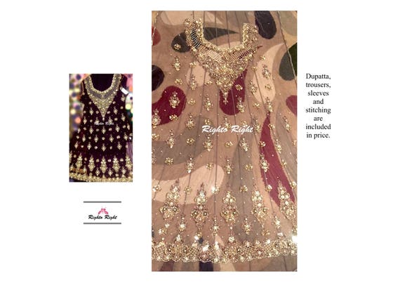Bridal Wedding Guest Dress Eid Panels Custom Pakistani Indian Etsy