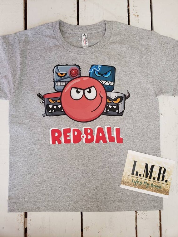 red ball game t shirt