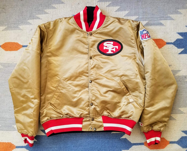San Francisco 49ers Vintage Starter Jacket L Rare Reversible Etsy