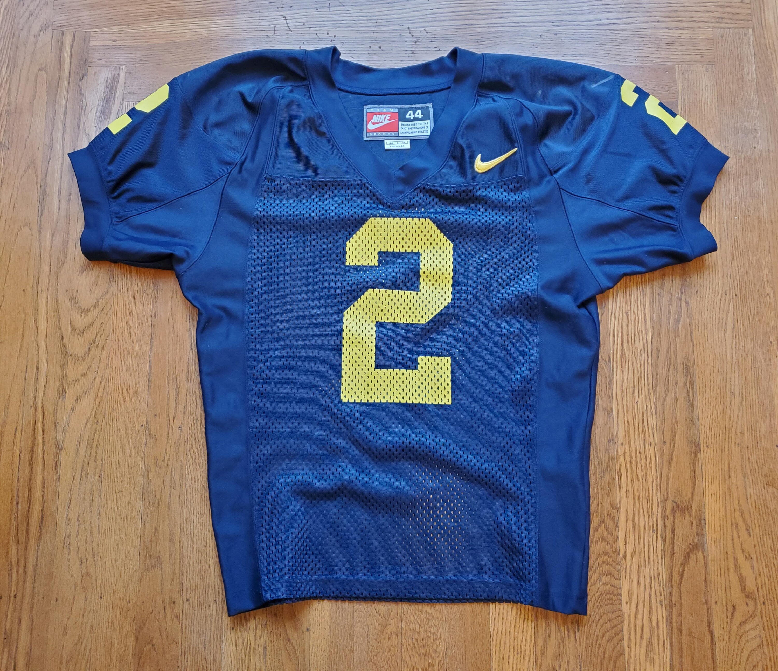 Charles Woodson Authentic Vintage Nike Jersey 44 Rare Michigan Wolverines NCAA Heisman 90s