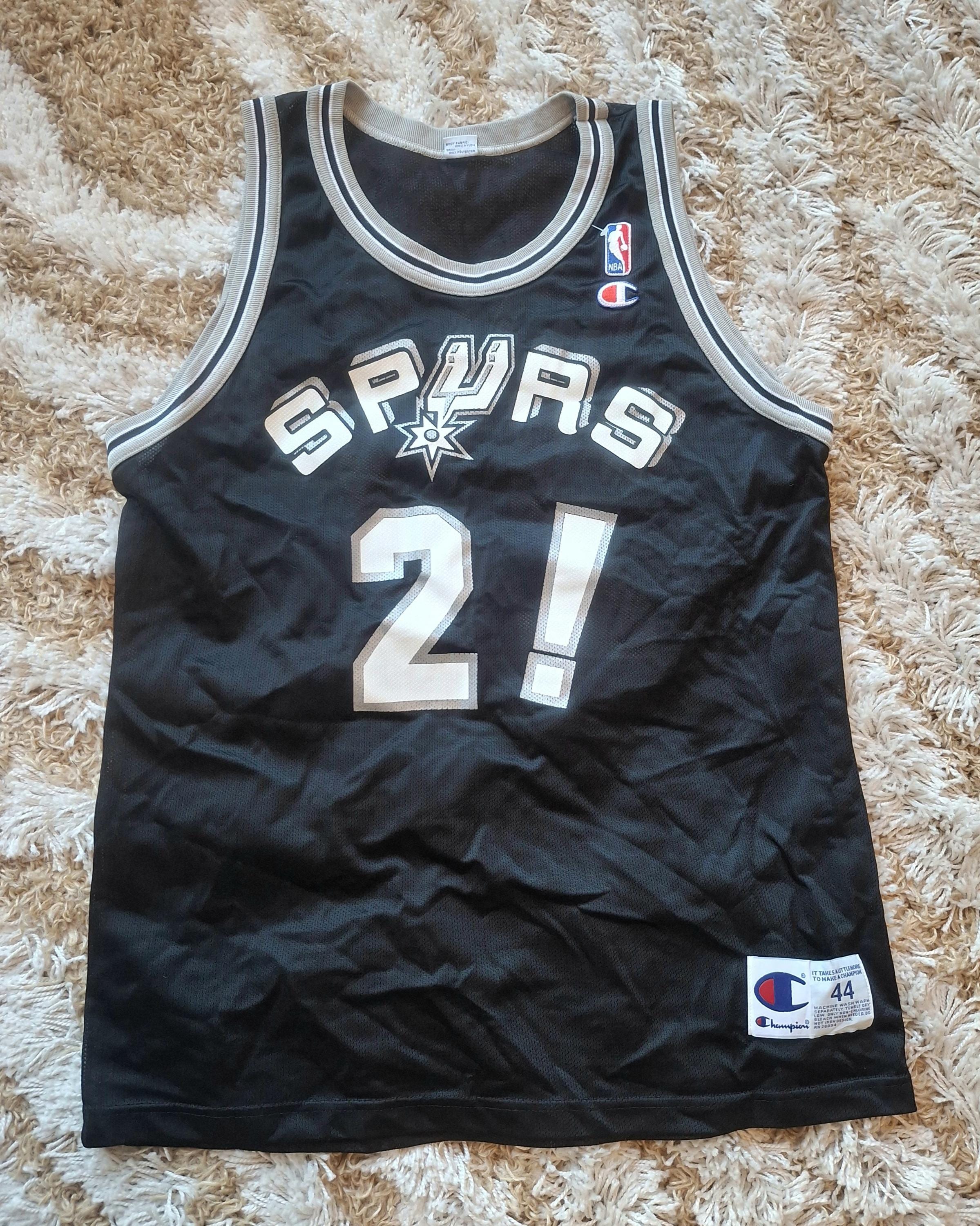 バスケットボール 希少‼️USA製 90s NBA SPURS Champion 48 ブラック