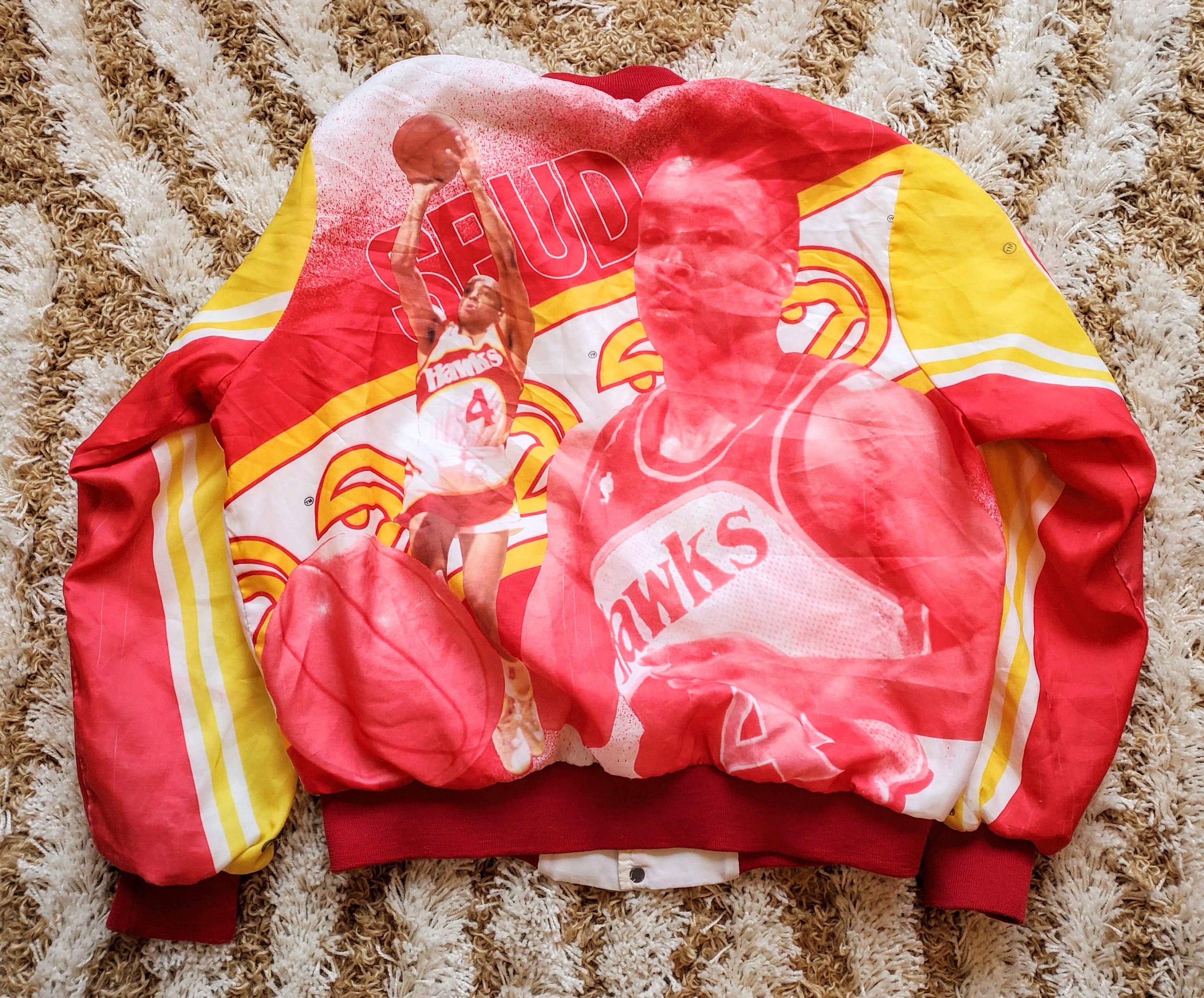 vintage atlanta hawks jacket