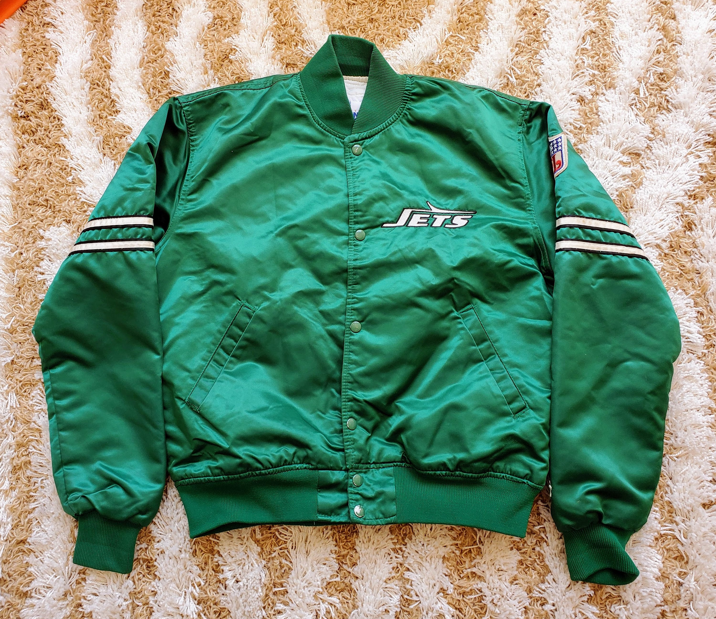 New York Jets Varsity Starter White and Green Jacket