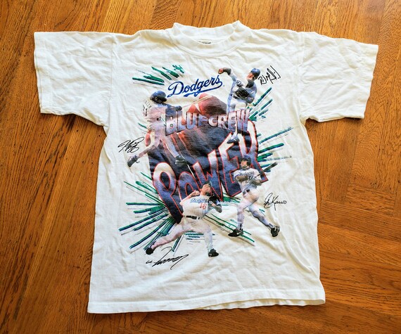 Los Angeles Dodgers Vintage 90s T Shirt L Rare Piazza Nomo 