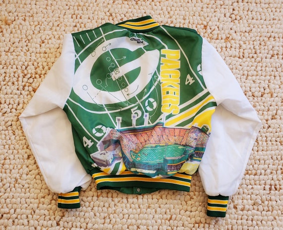 Green Bay Packers Vintage Chalk Line Jacket Youth L Rare 90s - Etsy