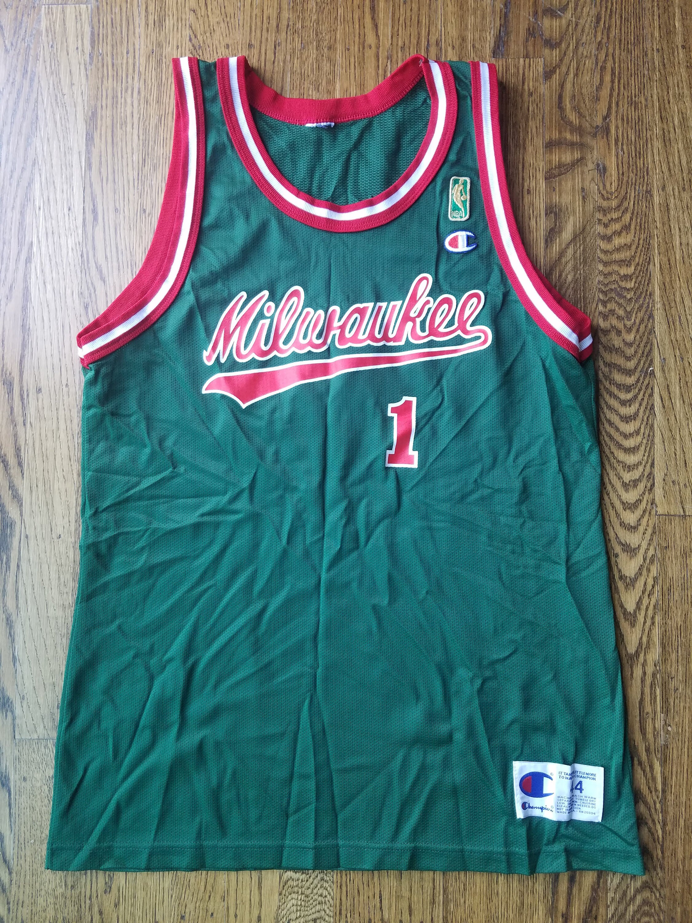 vintage milwaukee bucks jersey