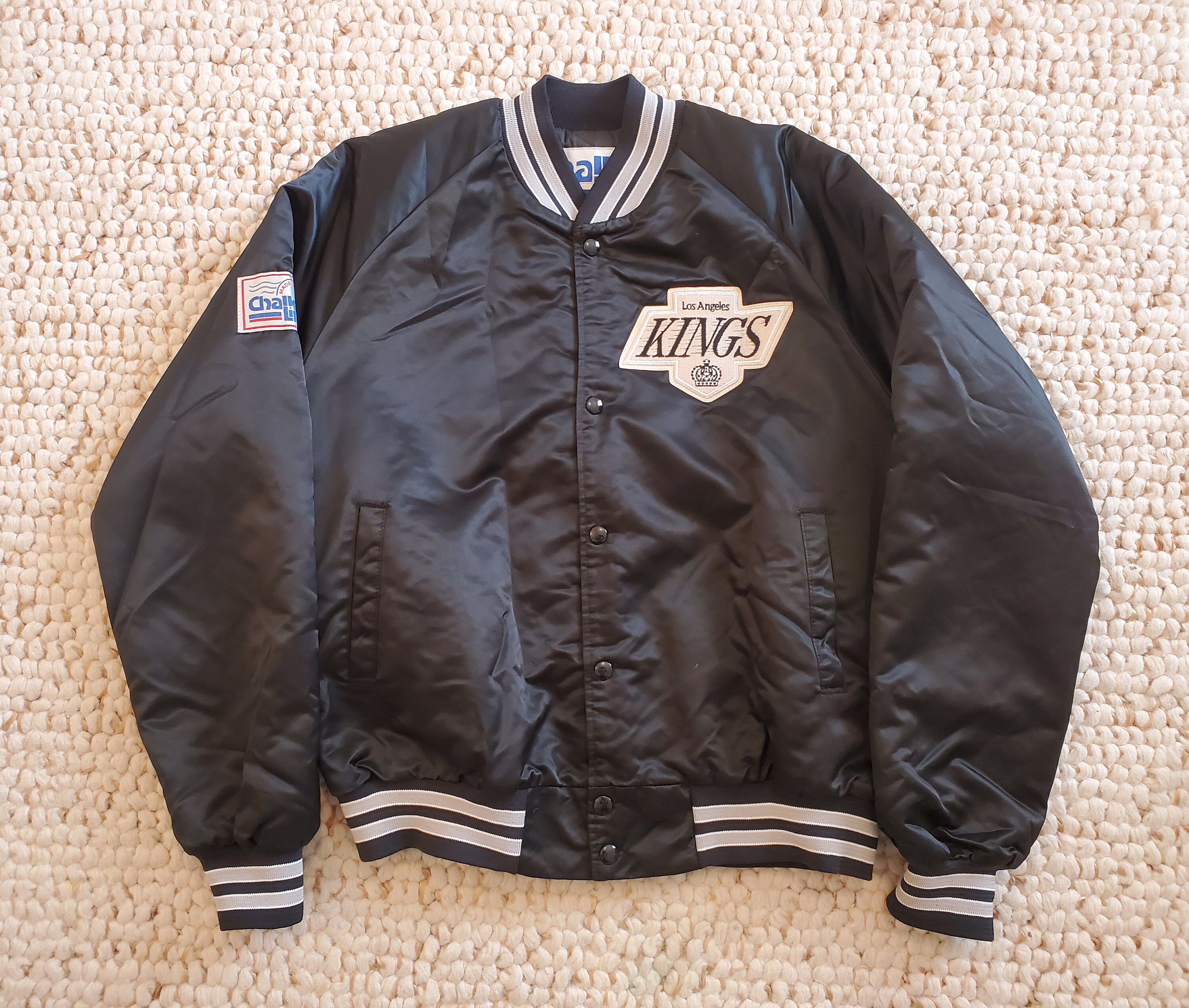 Varsity Los Angeles Kings Satin Jacket