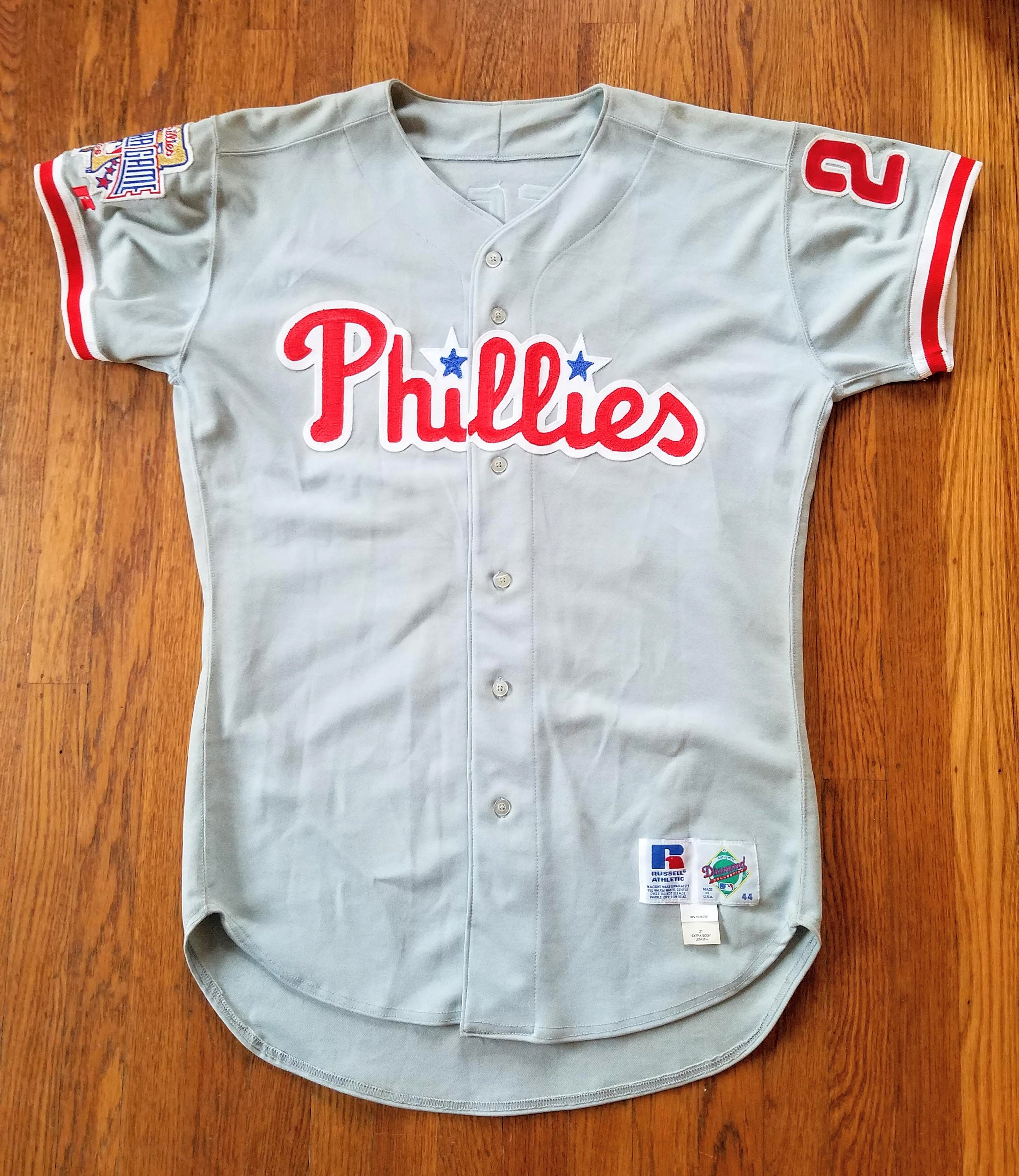 Gregg Jefferies Game Worn Philadelphia Phillies Jersey 1996 