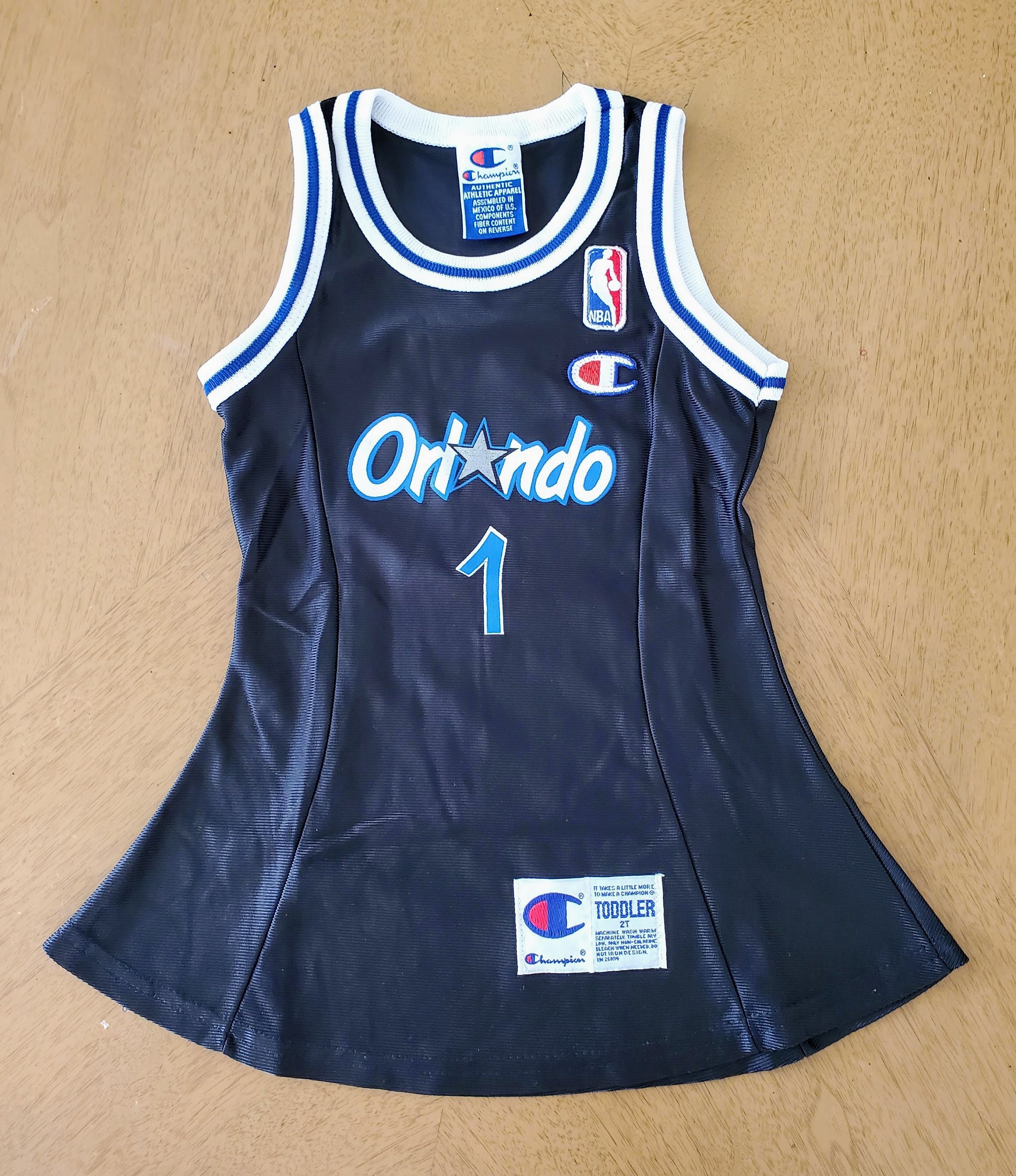 90's Penny Hardaway Orlando Magic Reversible Champion NBA Jersey