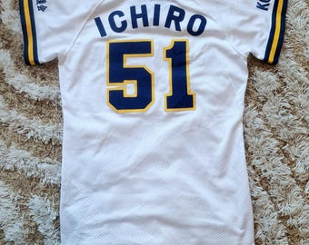 Ichiroさん専用【無地■腕章 ■赤色】１０個 Ichiro Suzuki Authentic Orix Bluewave Jersey 90s Rare Nippin