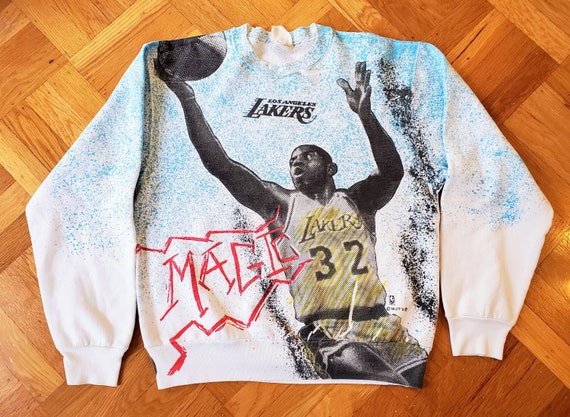 Vintage Los Angeles Lakers Magic Johnson Shirt Size Small – Yesterday's  Attic