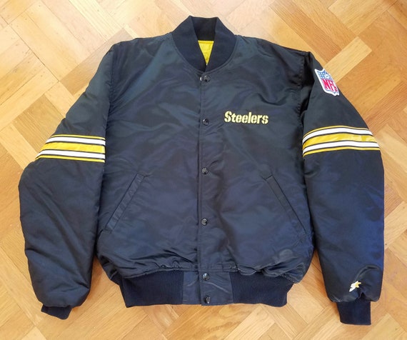 Pittsburgh Steelers Vintage Starter Jacket L Satin