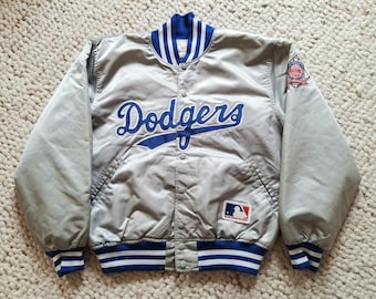 Vintage 90s: Starter Zipped Baseball Jacket - LA Dodgers - MLB