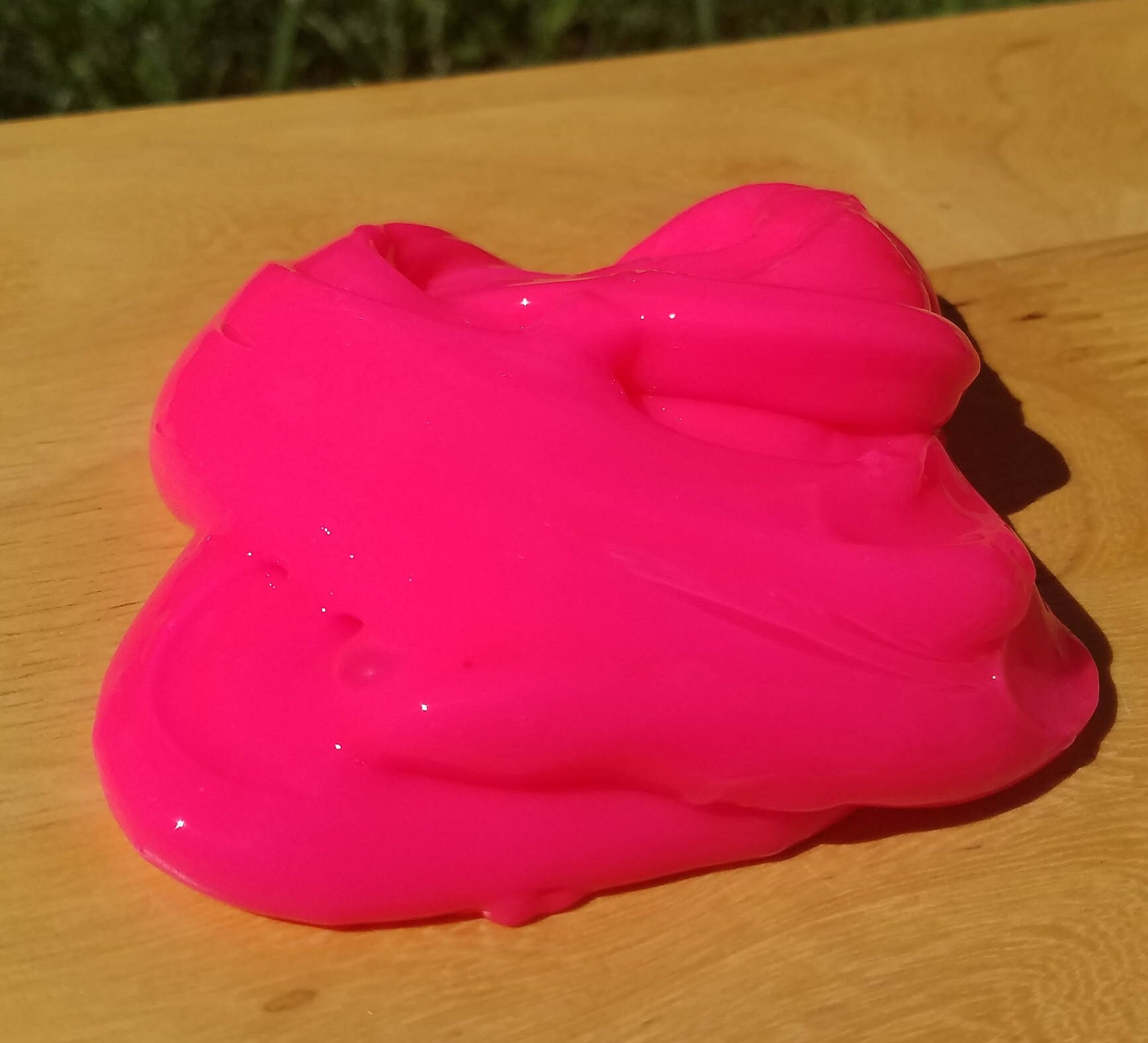 Neon Hot Pink Slime/clear slime/fluffy slime/butter Etsy