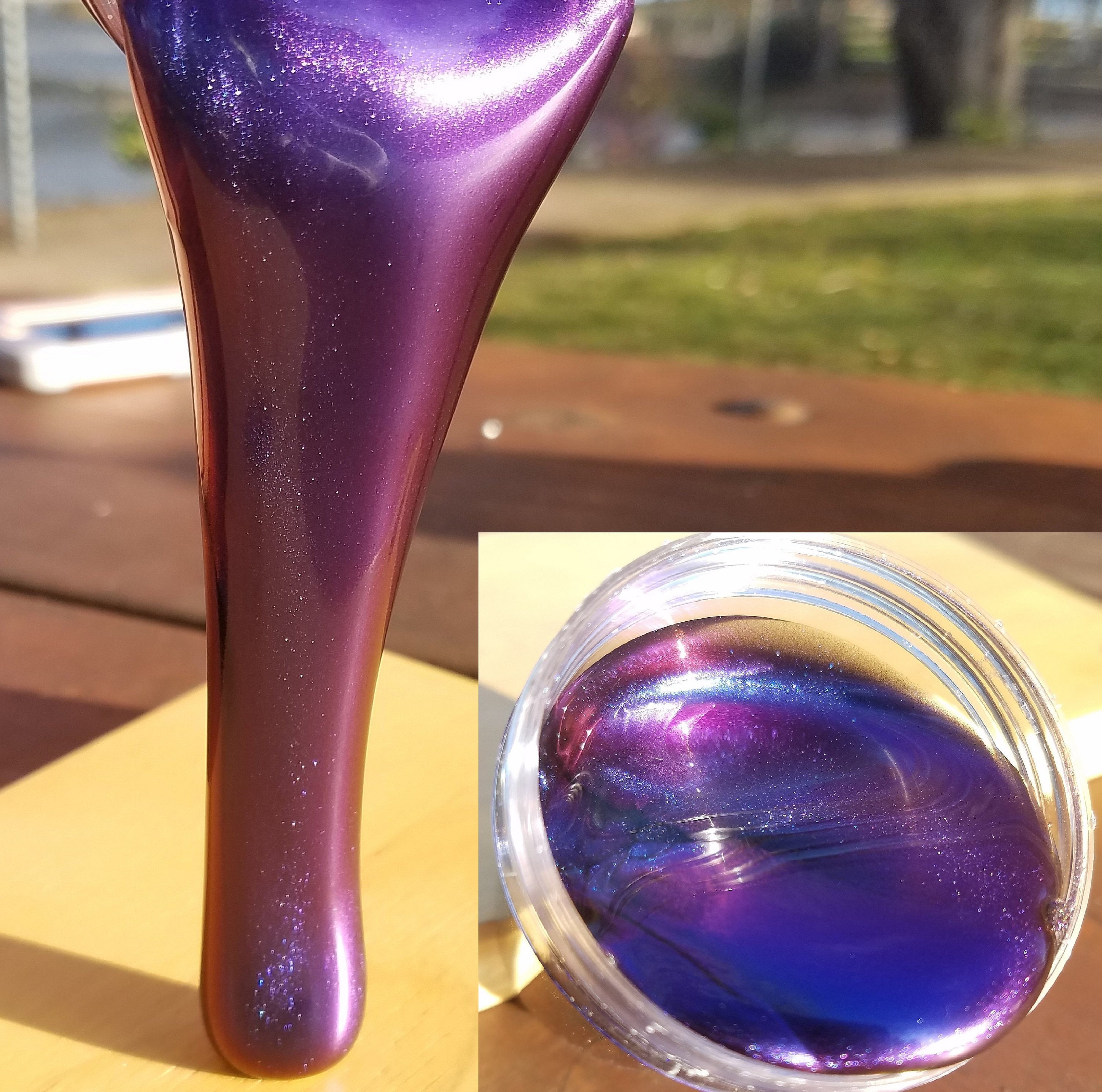 Royal Purple Holo Slime/Slime Free Shipping/Cheap | Etsy