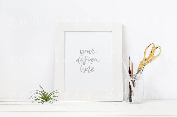 Artwork Display Mockup Frame Wood Frame Mockup Your Design