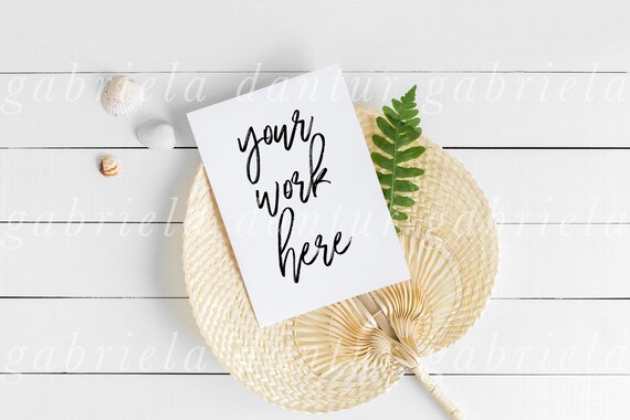 Styled Mockup Minimalist Mockup Square Card Your Design Here