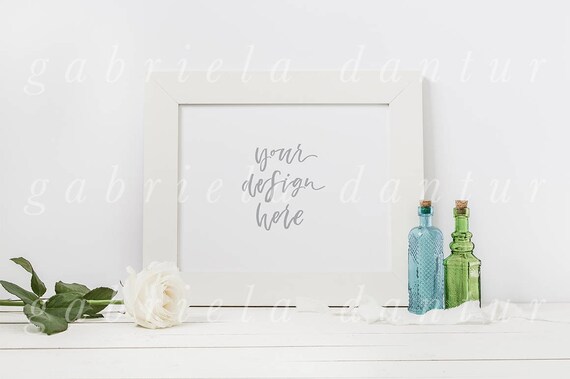 Wall Art Mockup Artwork Display Frame Template Your Artwork