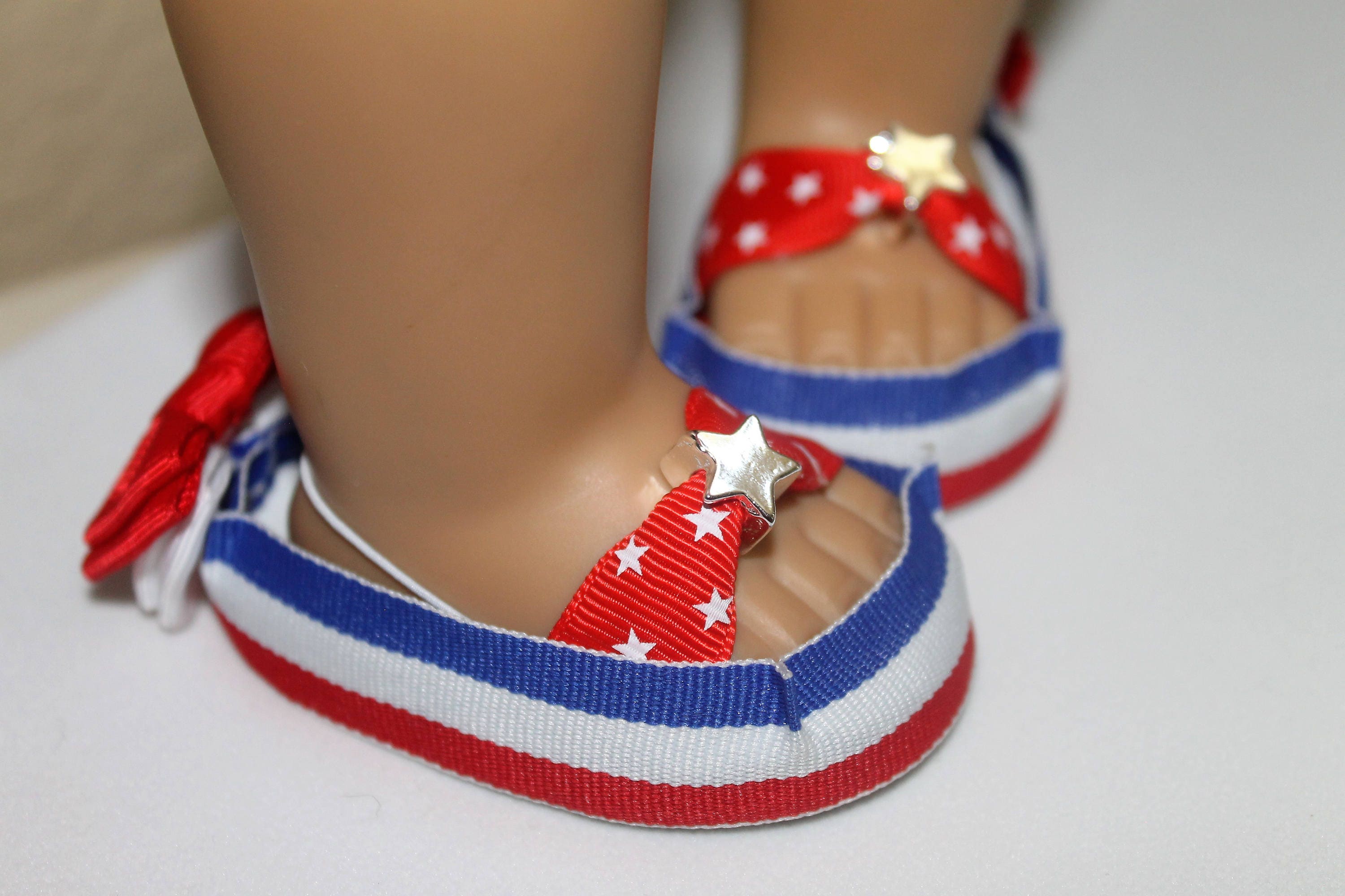 Sandals American Girl Doll shoes 18 Doll shoes 4th of Etsy