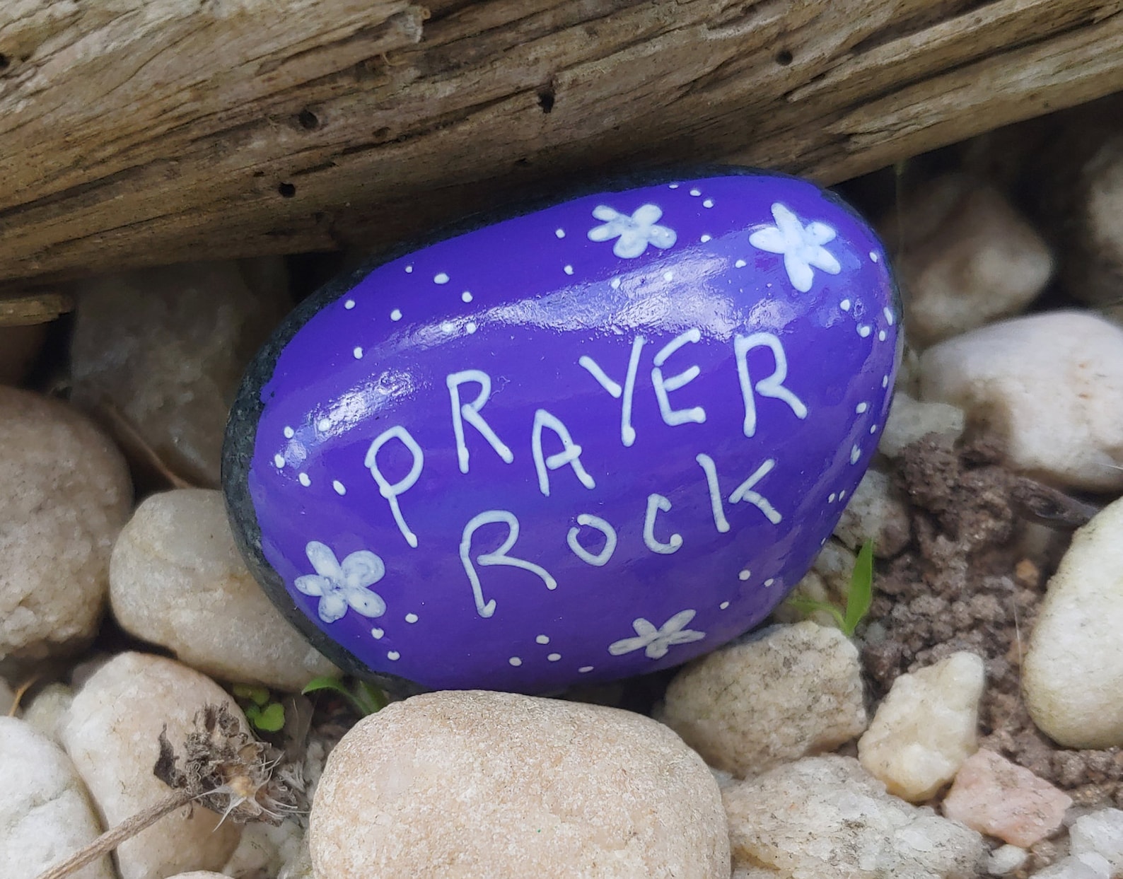 Prayer Rock Strength to His People small painted rock Etsy