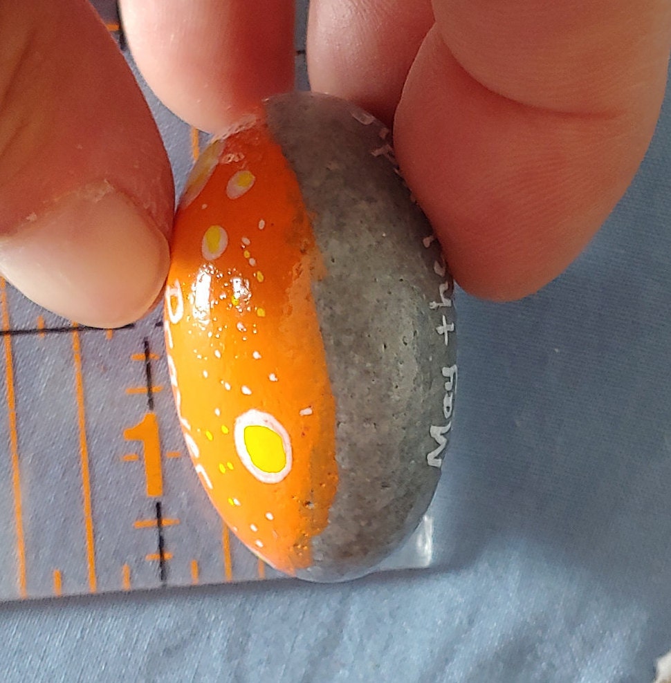 Prayer Rock God of Peace give you peace small painted rock | Etsy