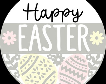 Happy Easter, Easter Door Hanger DIY