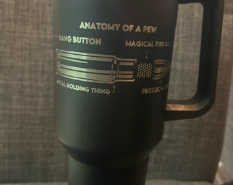 Anatomy of a pew tumbler-15 color choices!