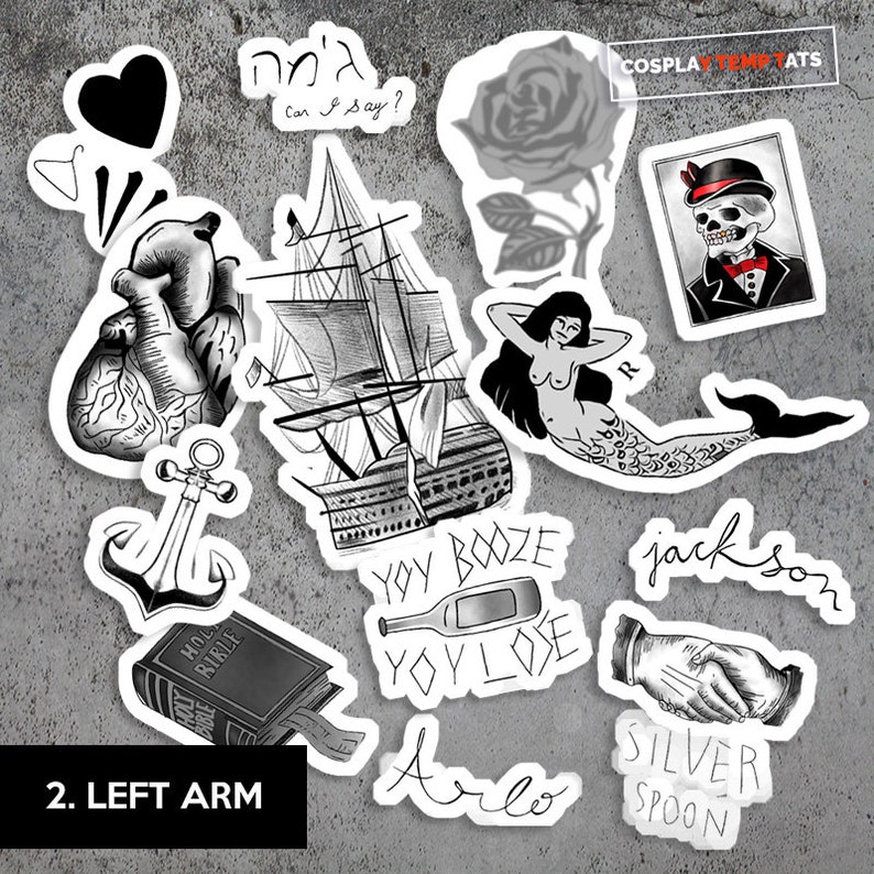 Harry Styles Chest Temporary Tattoo Temp Tat Large Big Etsy