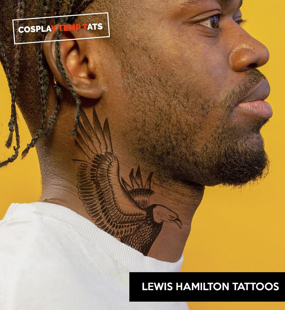 Lewis Hamilton Neck Temporary Tattoo Temp Tat Halloween Purim - Etsy New Zealand Lewis Hamilton Neck Temporary Tattoo Temp Tat Halloween Purim - Etsy New Zealand