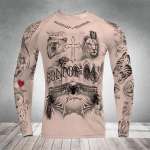 Justin Bieber Tattoo Costume Shirt – Realistic Pop Star Ink Look image 2
