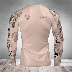 Justin Bieber Tattoo Costume Shirt – Realistic Pop Star Ink Look image 4