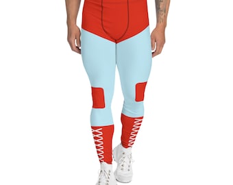 Luchador Stretchy Pants | Mexican Wrestler Lucha Libre Leggings Cosplay Easy Funny Costume