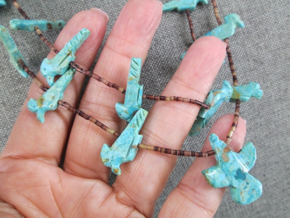 アクセサリー NATIVE AMERICAN HAND MADE JEWELRY Native American FETISH Necklace>zuni Hand Carved Turquoise