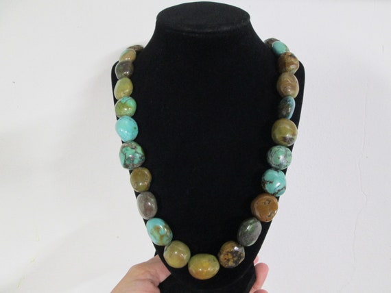 Genuine TURQUOISE Necklaces>ESTATE>Turquoise neck… - image 8