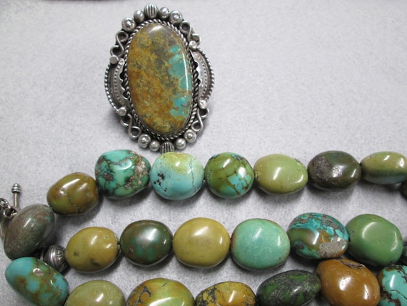 Genuine TURQUOISE Necklaces>ESTATE>Turquoise neck… - image 5